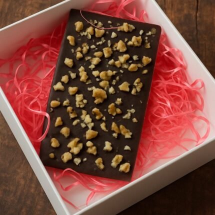Kashmiri Kahwa Dark Chocolate Bar with Walnuts